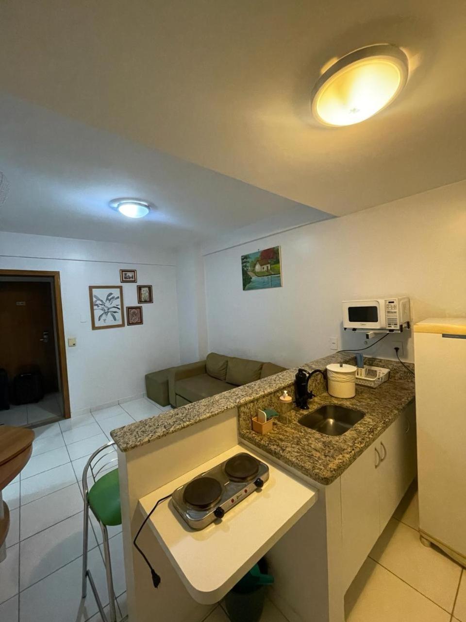 Flat Golden Dolphin Grand - E Sala Com Roupa De Cama E Banho - Piscinas 24h